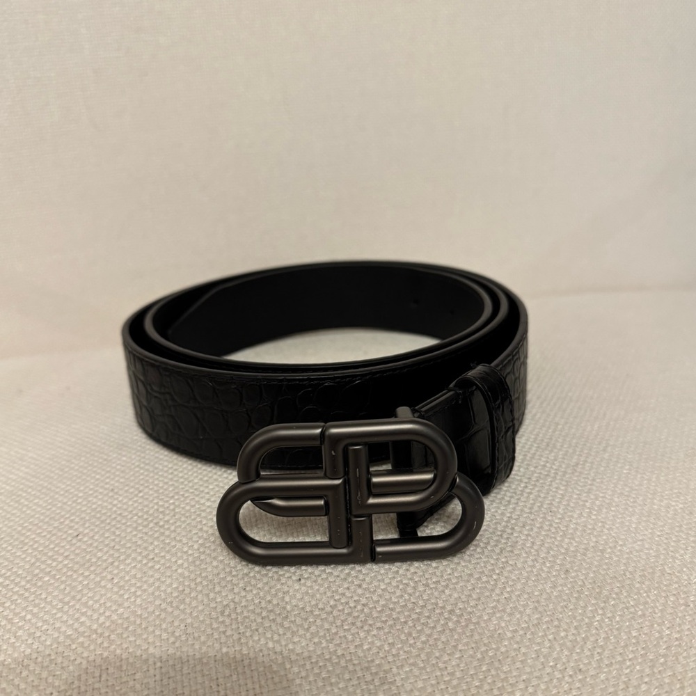 Balenciaga crocodile belt
